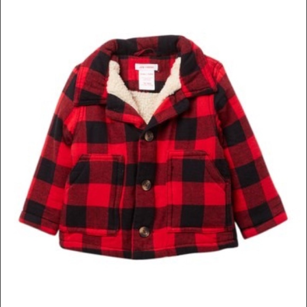| Joe Fresh Faux Shearling Lined Flannel Jacket |